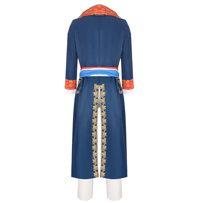 Napoleon Cosplay Costume 2023 Movie Napoleon Bonaparte Suit Emperor Blue Military Uniform