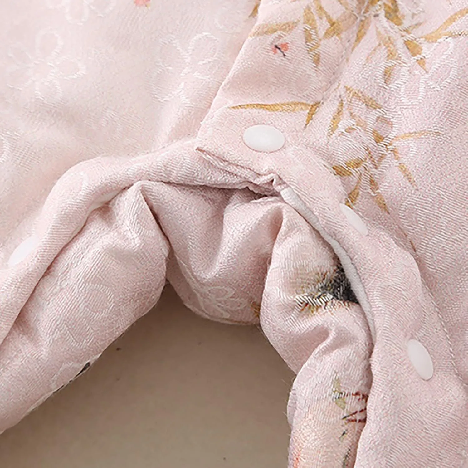 Newborn Baby Girls Romper Traditional Chinese New Year Long Sleeve Jumpsuit Tang Suit Winter Warm Crawl Suit