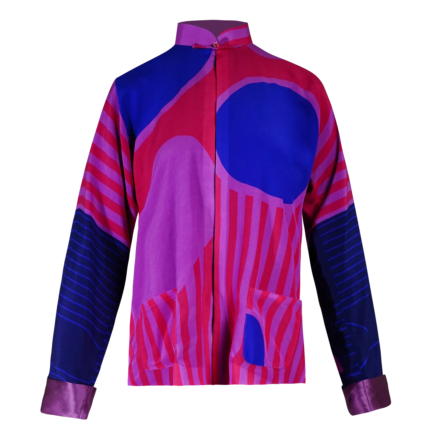 【PEARL OF HK】100% Silk Mini Tang Jacket