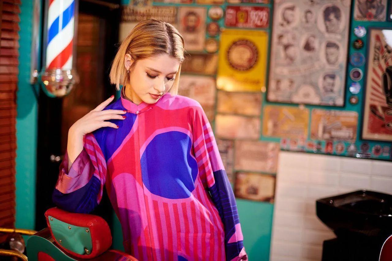 【PEARL OF HK】100% Silk Mini Tang Jacket