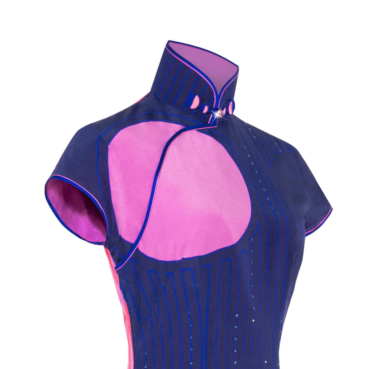 【PEARL OF HK】Masterpiece Collection Haute Couture 100% Silk Cheongsam (Cap Sleeve/Tailored Fit)
