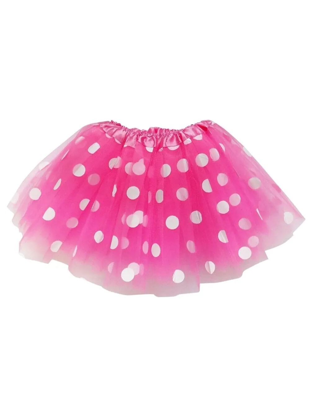Polka Dot Costume Tutu Skirt - Toddler, Kid, Teen, Adult, Plus, & Extra Plus Size