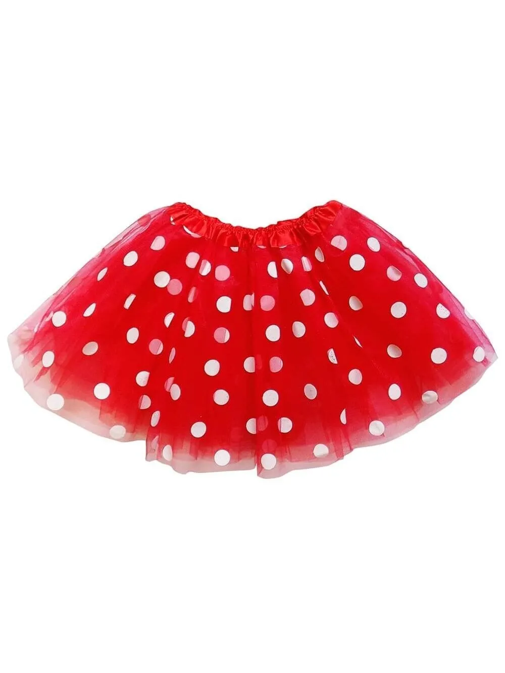 Polka Dot Costume Tutu Skirt - Toddler, Kid, Teen, Adult, Plus, & Extra Plus Size