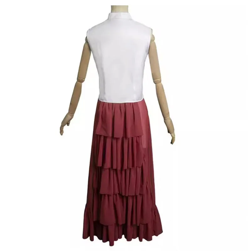 Poor Things Bella Baxter Dance Dress Cosplay Costume Halloween Party Suit
