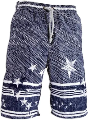 PREFER TO LIFE Men's Board Shorts, Quick Dry Swimwear Beach Holiday Party Bermuda Swim Big Pants 