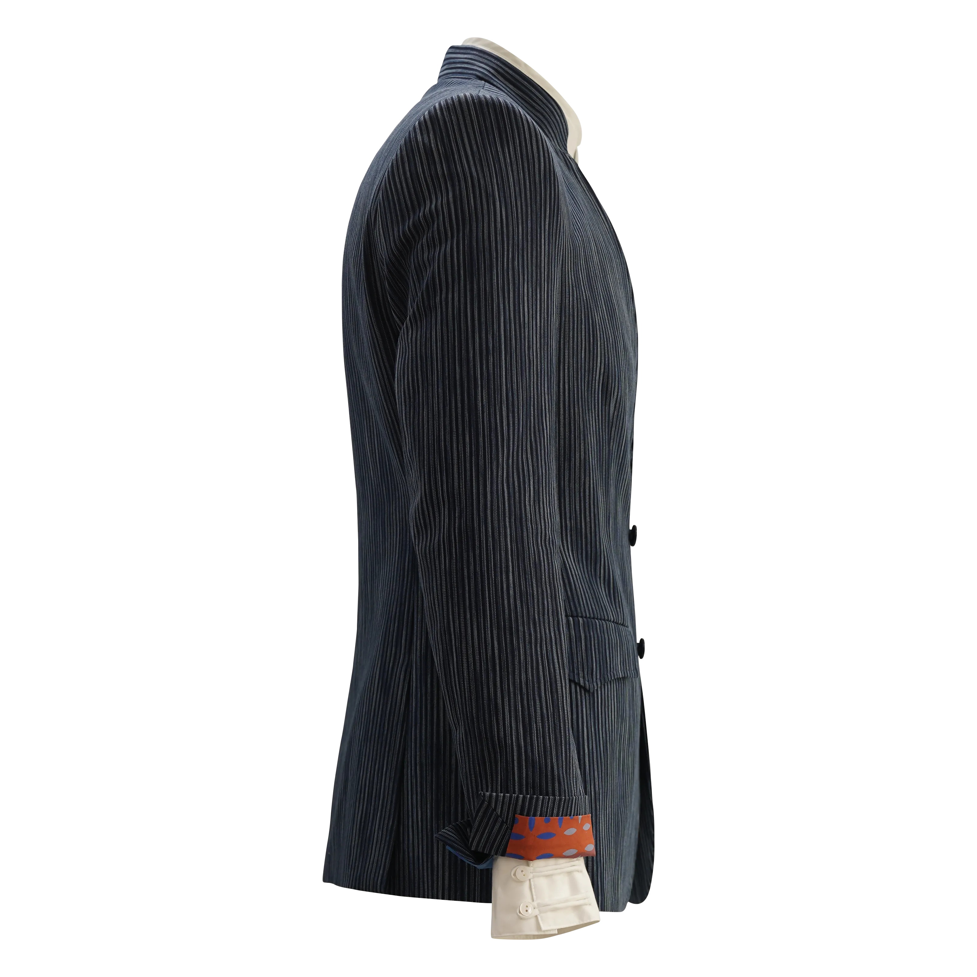 【PROSPERITY COINS】Eco-Denim Pinstripe Suit