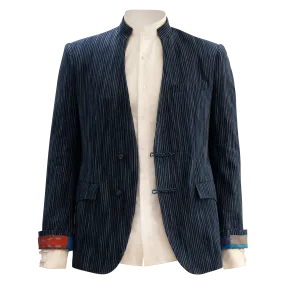 【PROSPERITY COINS】Eco-Denim Pinstripe Suit