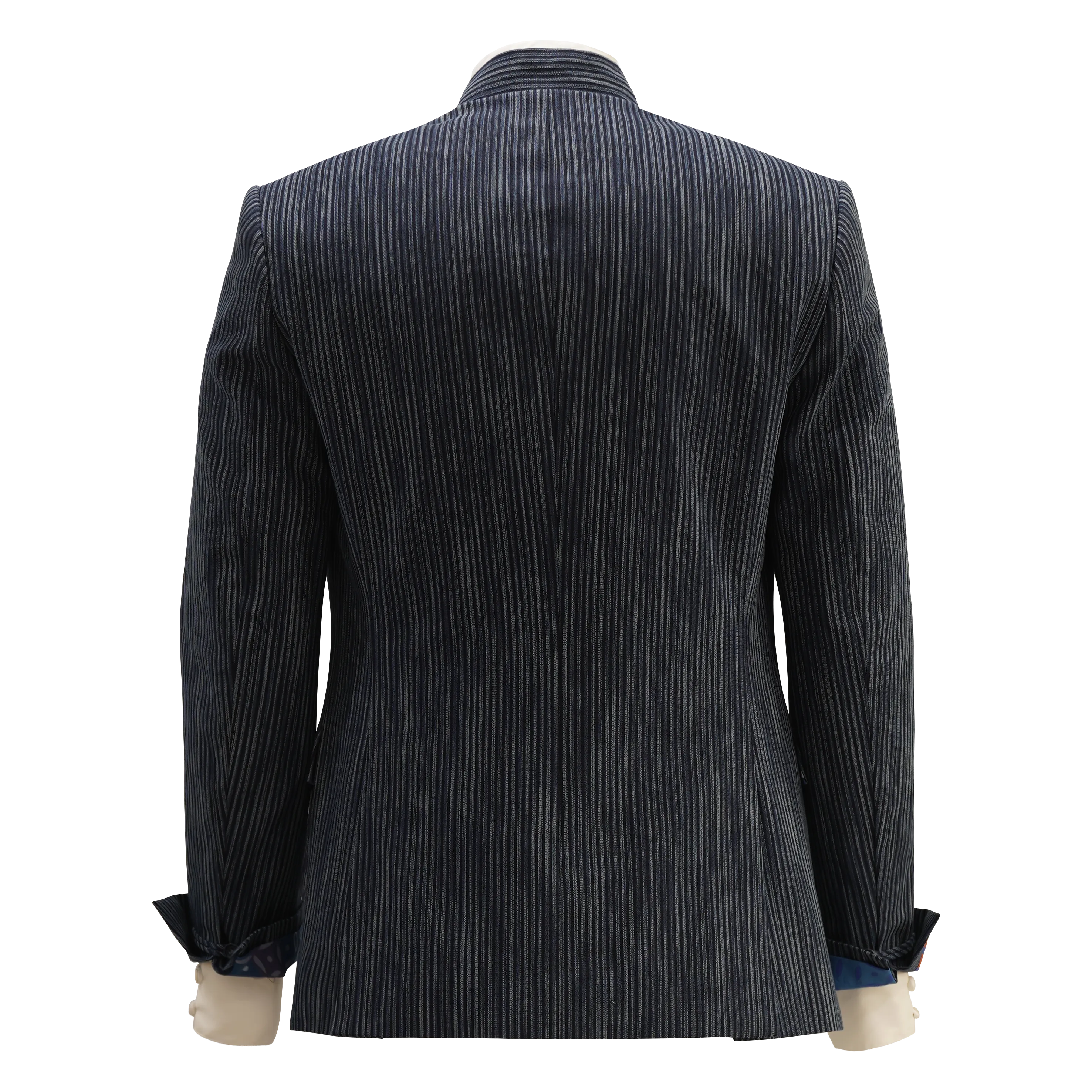 【PROSPERITY COINS】Eco-Denim Pinstripe Suit