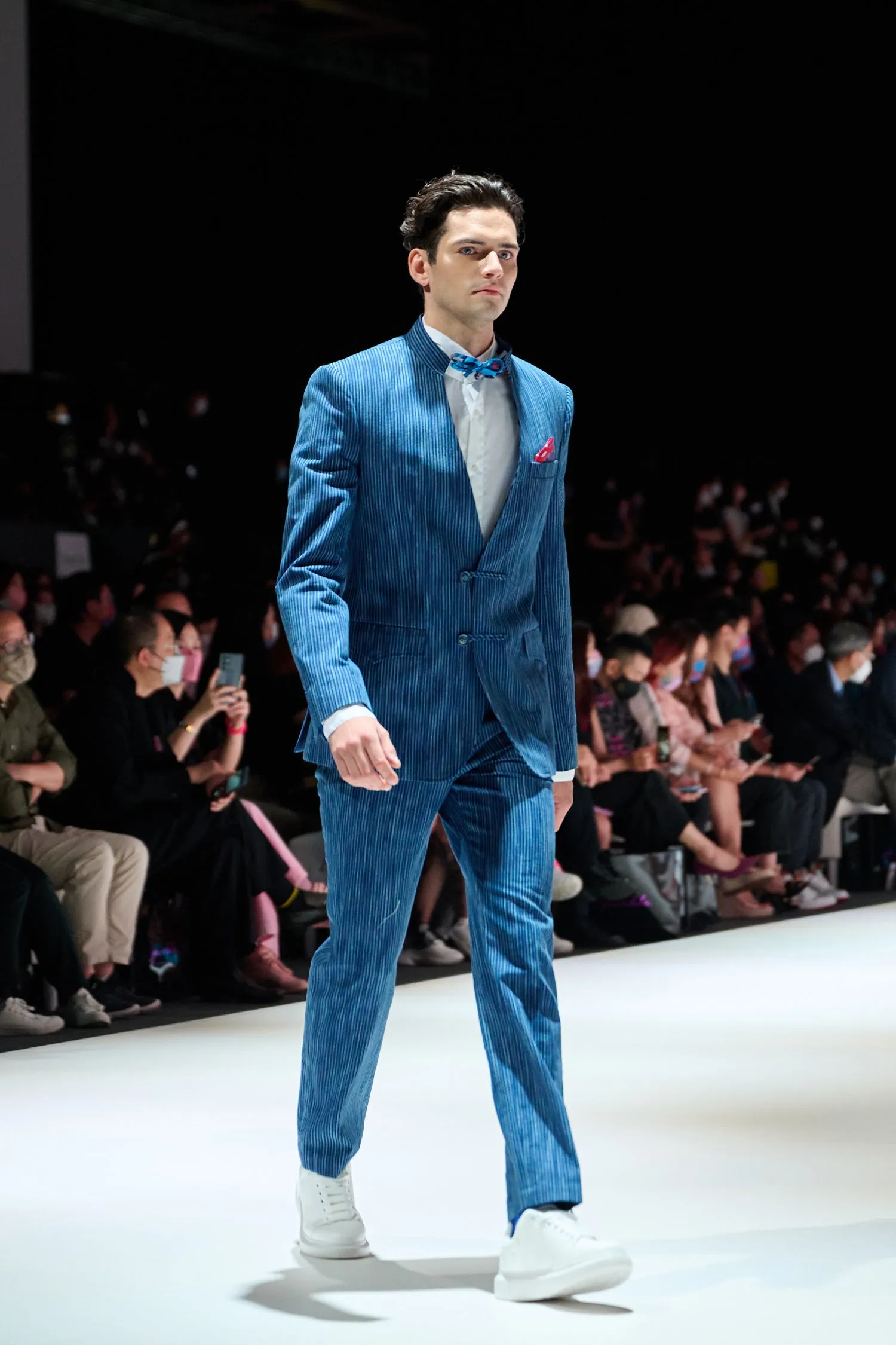【PROSPERITY COINS】Eco-Denim Pinstripe Suit