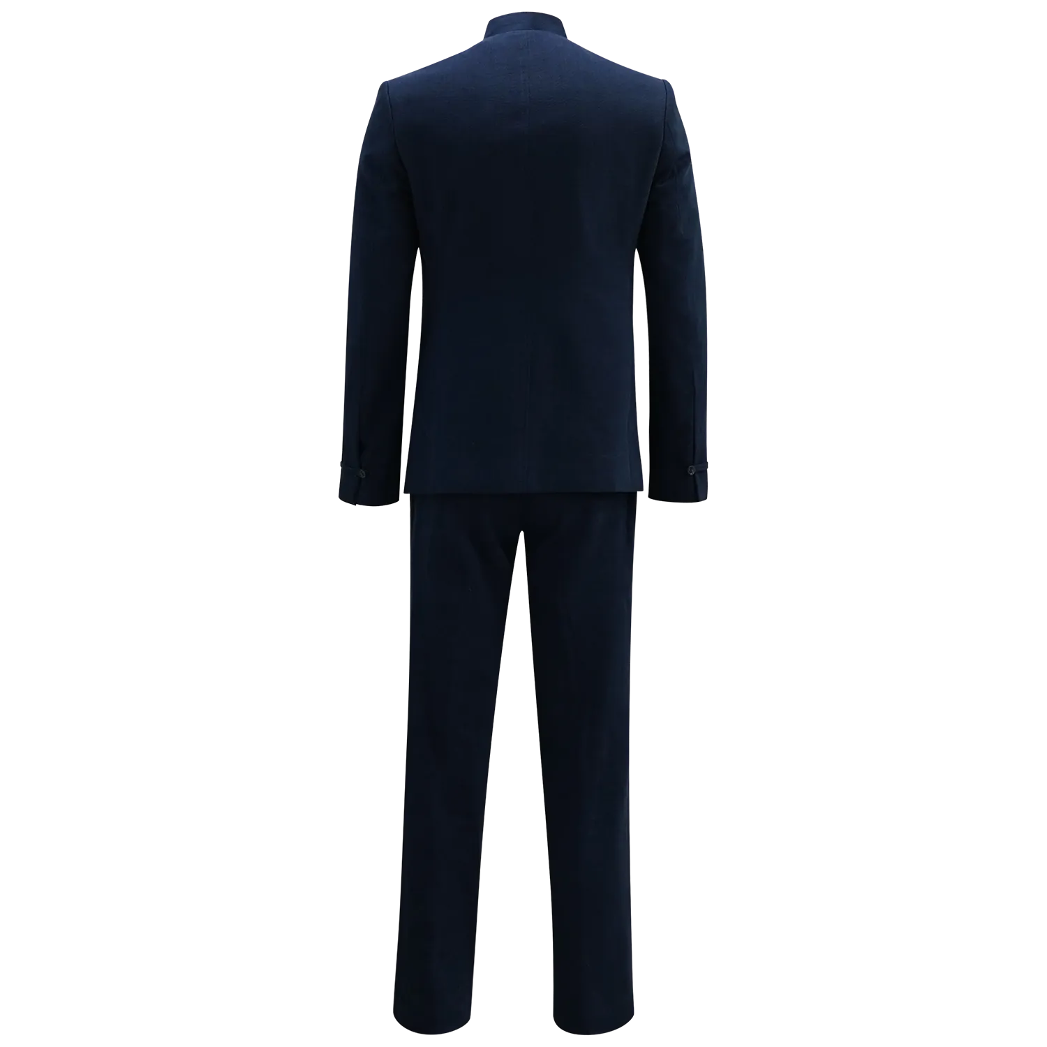 【PROSPERITY COINS】Eco-Denim Tapered Tang Jacket (With Silk Pocket Square)