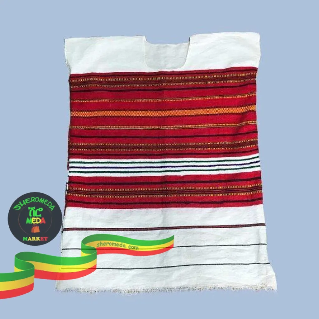 Red oromo dress style