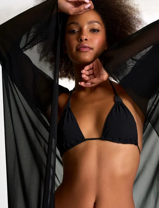 Shan Mia Mesh Kimono