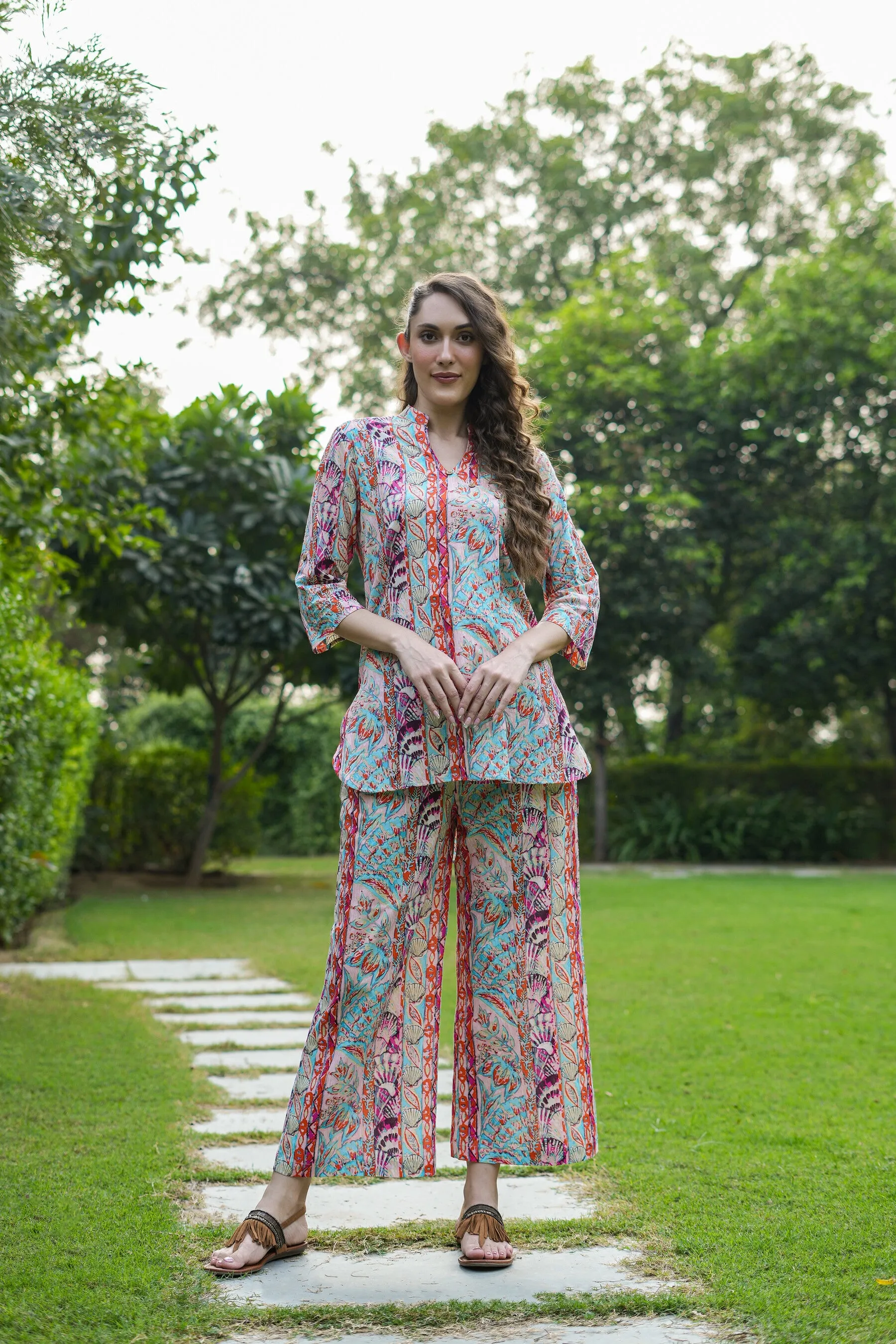 Shell Seeker Cotton Co-ord Set