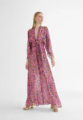 Short dress with Japanese sleeves