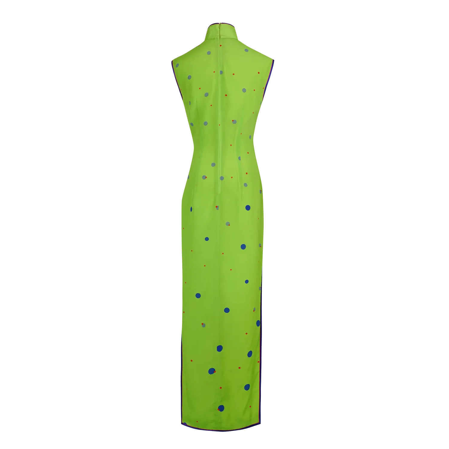 【SKYLINE】100% Silk Crystal Cheongsam (Sleeveless)