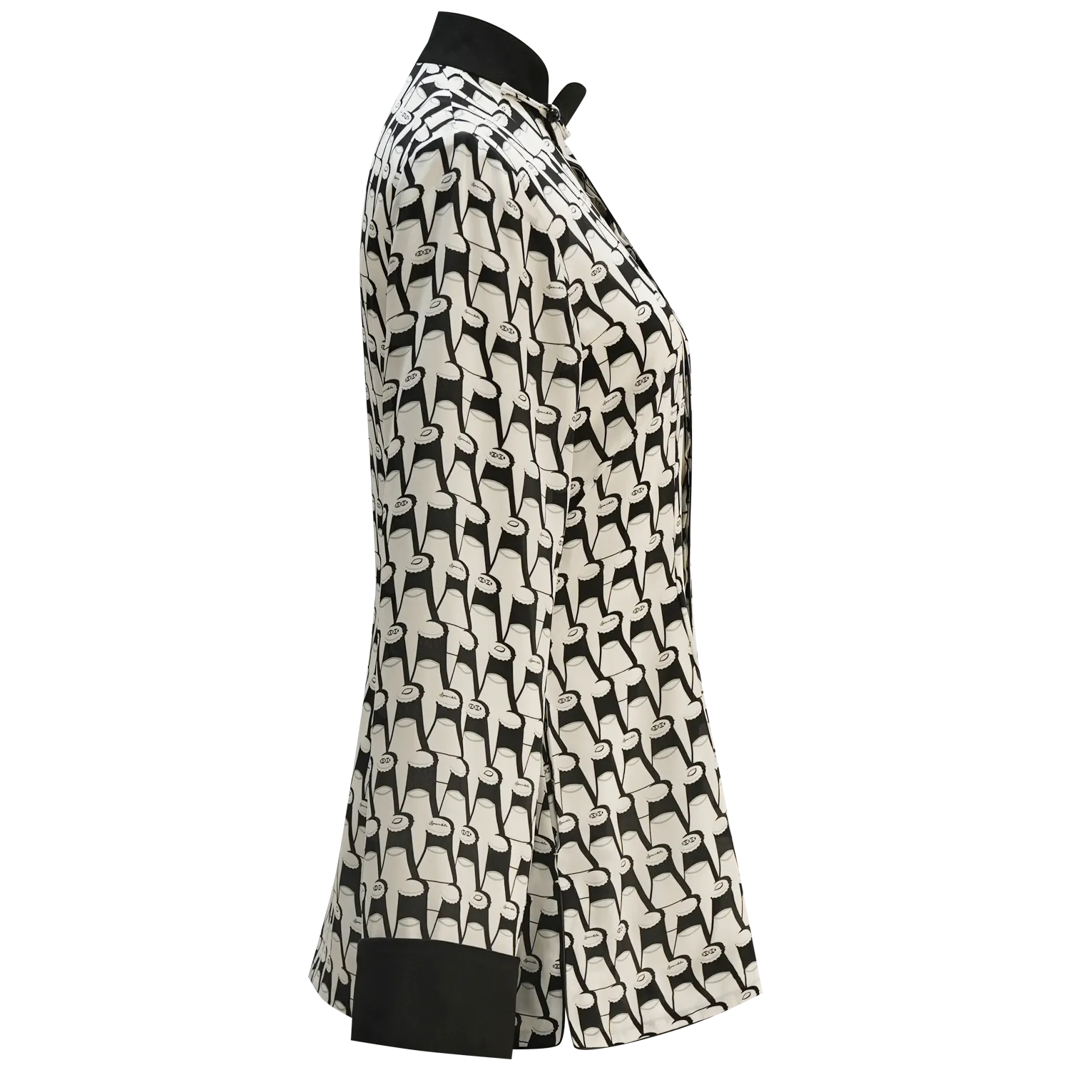 【SODA POP】100% Silk Mini Tang Jacket with slanted front opening (香港士多) (汽水情緣)