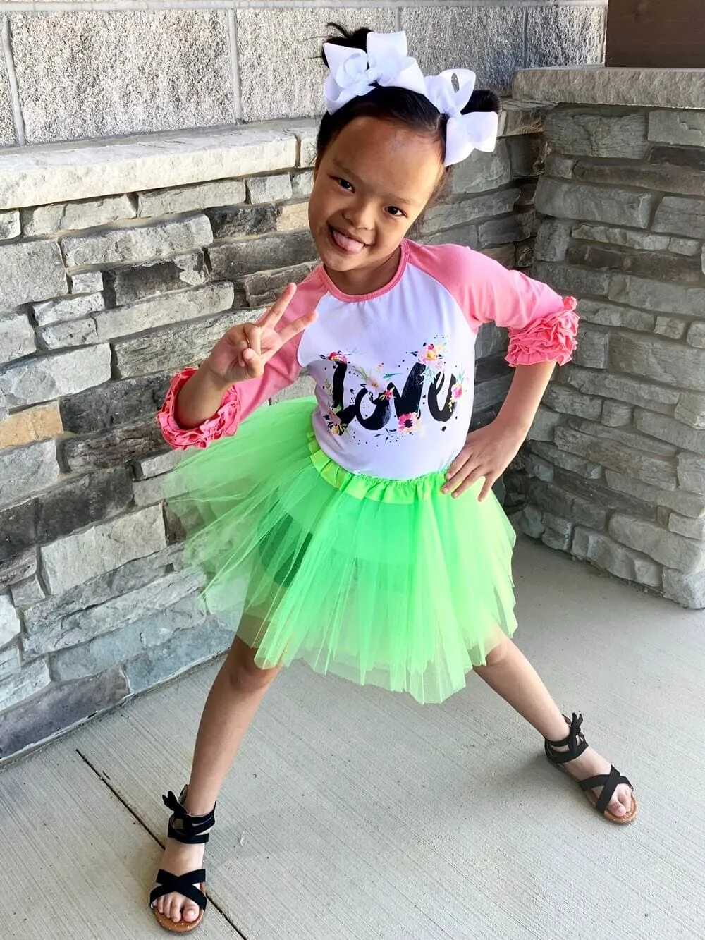 Solid Color Costume Tutu Skirt - Toddler, Little Girl, Kid Size for Dress Up
