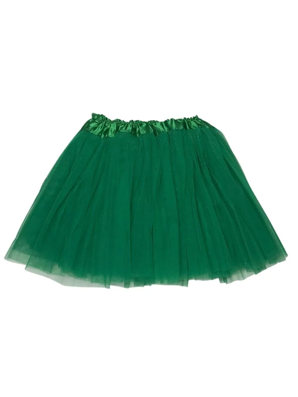 Solid Color Costume Tutu Skirt - Toddler, Little Girl, Kid Size for Dress Up