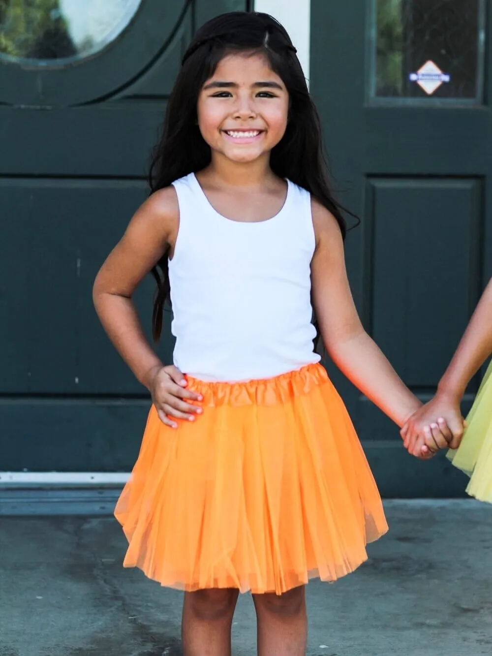 Solid Color Costume Tutu Skirt - Toddler, Little Girl, Kid Size for Dress Up