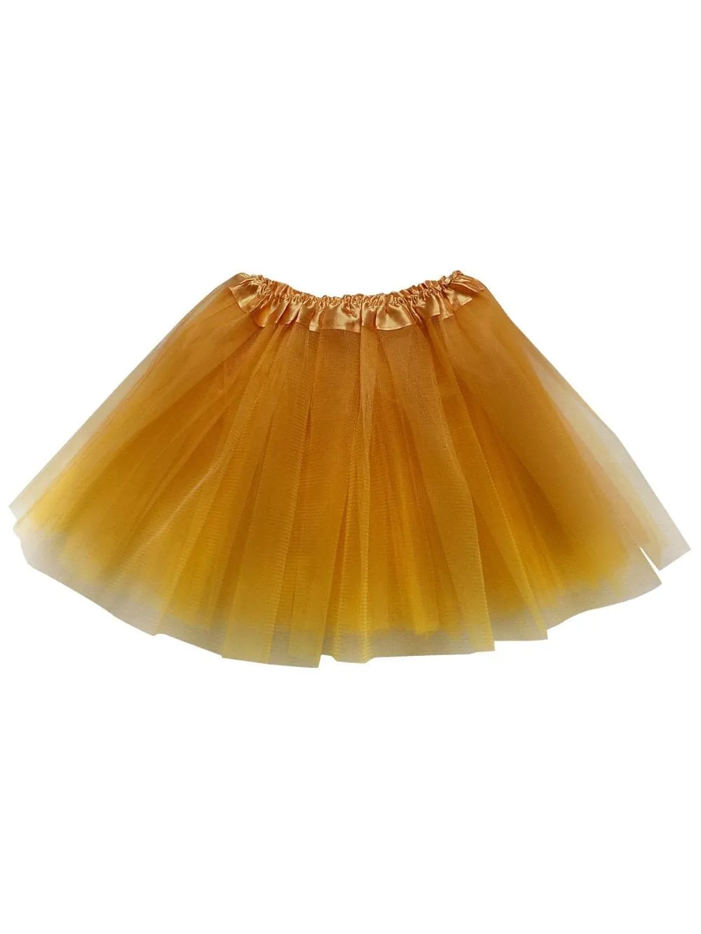 Solid Color Costume Tutu Skirt - Toddler, Little Girl, Kid Size for Dress Up