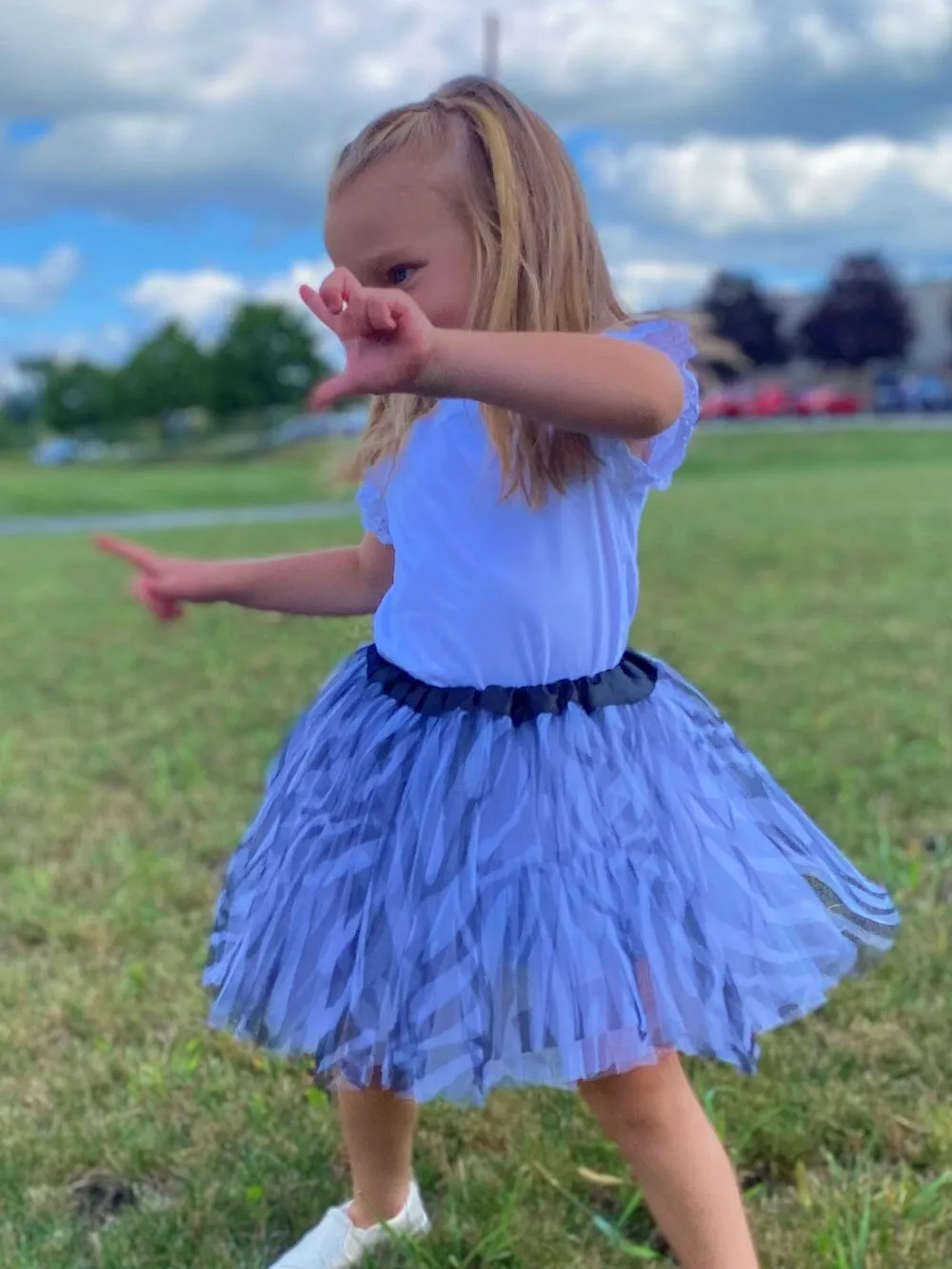 Solid Color Costume Tutu Skirt - Toddler, Little Girl, Kid Size for Dress Up