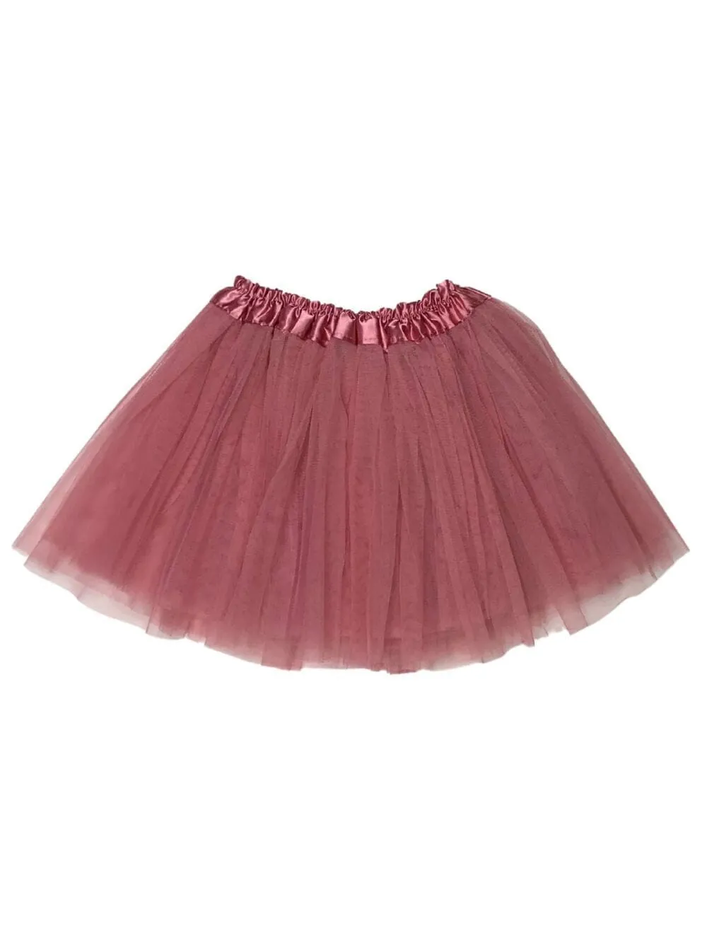 Solid Color Costume Tutu Skirt - Toddler, Little Girl, Kid Size for Dress Up