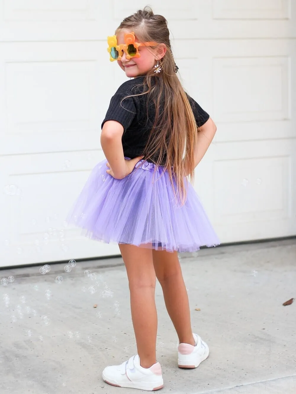 Solid Color Costume Tutu Skirt - Toddler, Little Girl, Kid Size for Dress Up