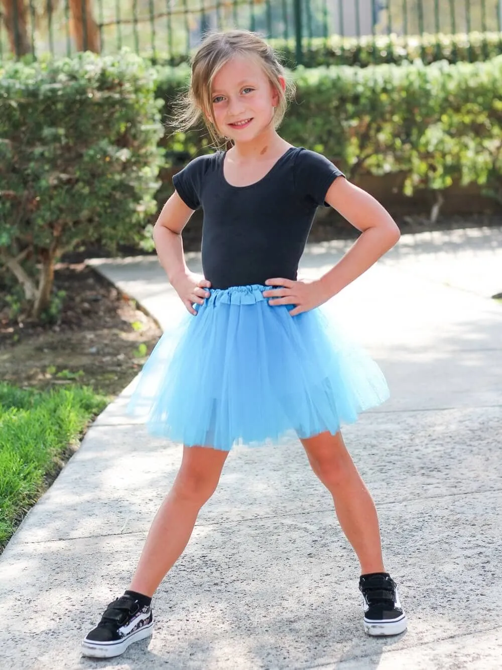 Solid Color Costume Tutu Skirt - Toddler, Little Girl, Kid Size for Dress Up