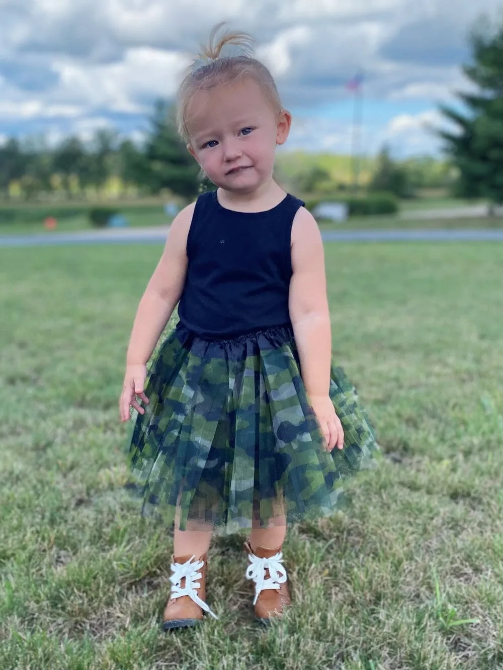Solid Color Costume Tutu Skirt - Toddler, Little Girl, Kid Size for Dress Up