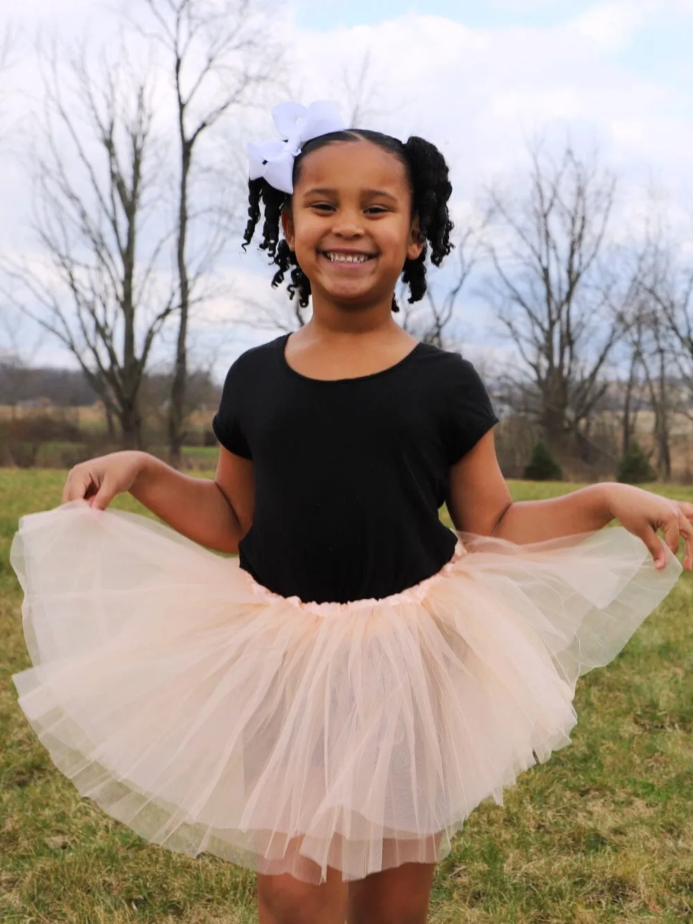 Solid Color Costume Tutu Skirt - Toddler, Little Girl, Kid Size for Dress Up