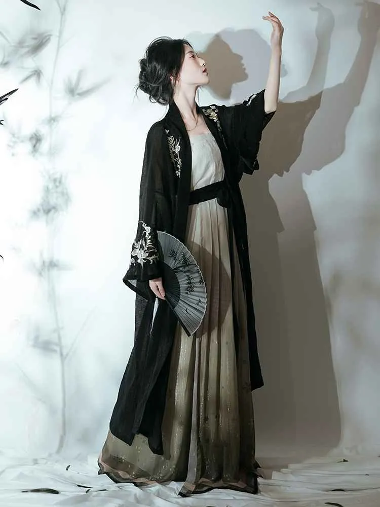 Song Dynasty | Black Modern Hanfu