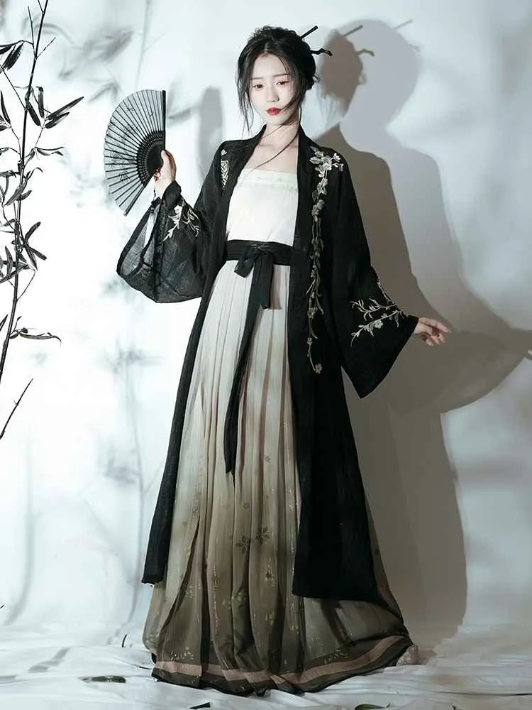 Song Dynasty | Black Modern Hanfu