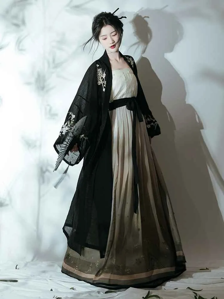 Song Dynasty | Black Modern Hanfu