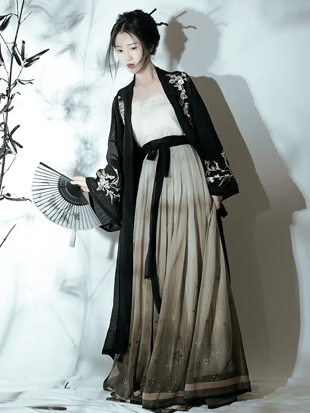 Song Dynasty | Black Modern Hanfu