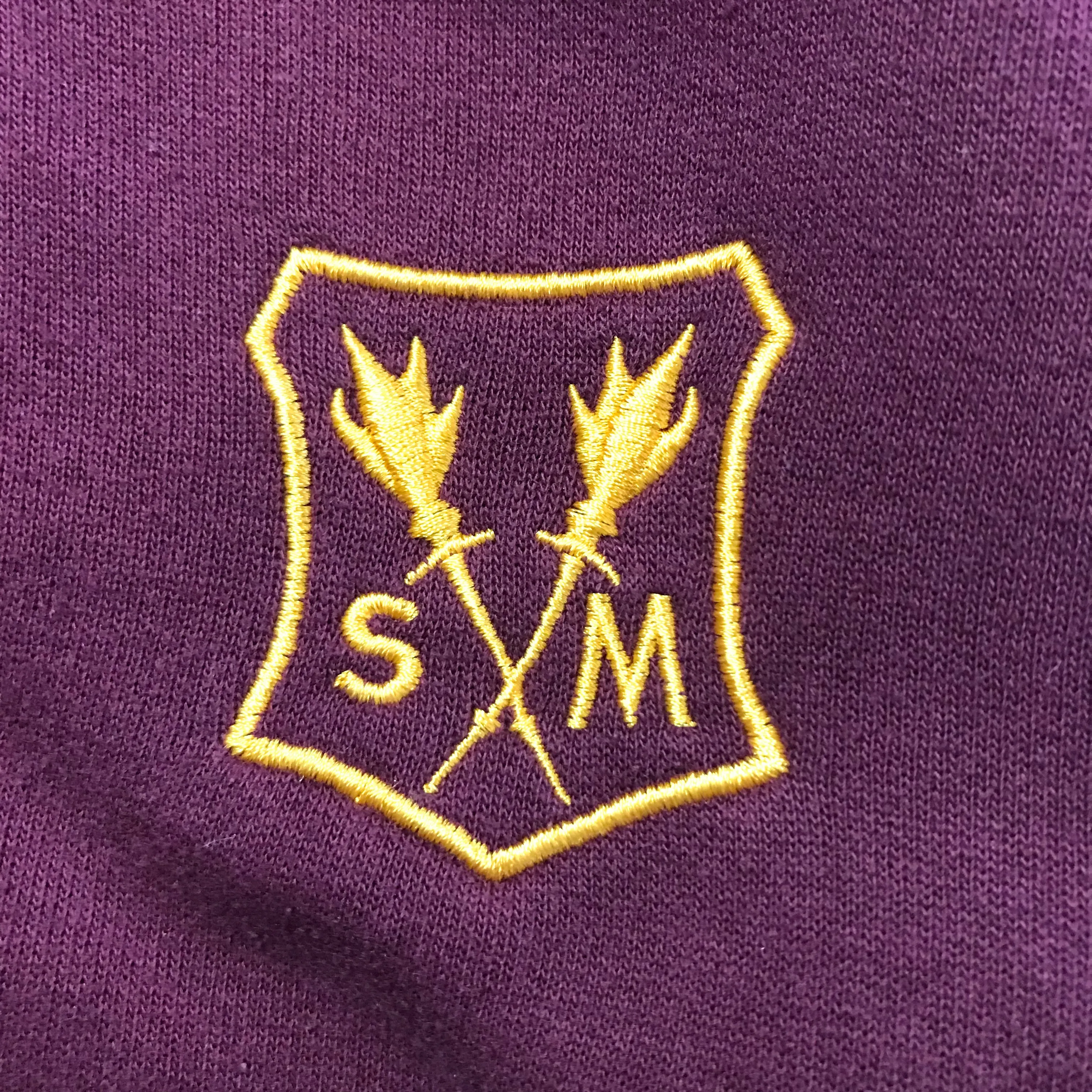 *St Marthas Primary Burgundy V-neck Sweatshirt
