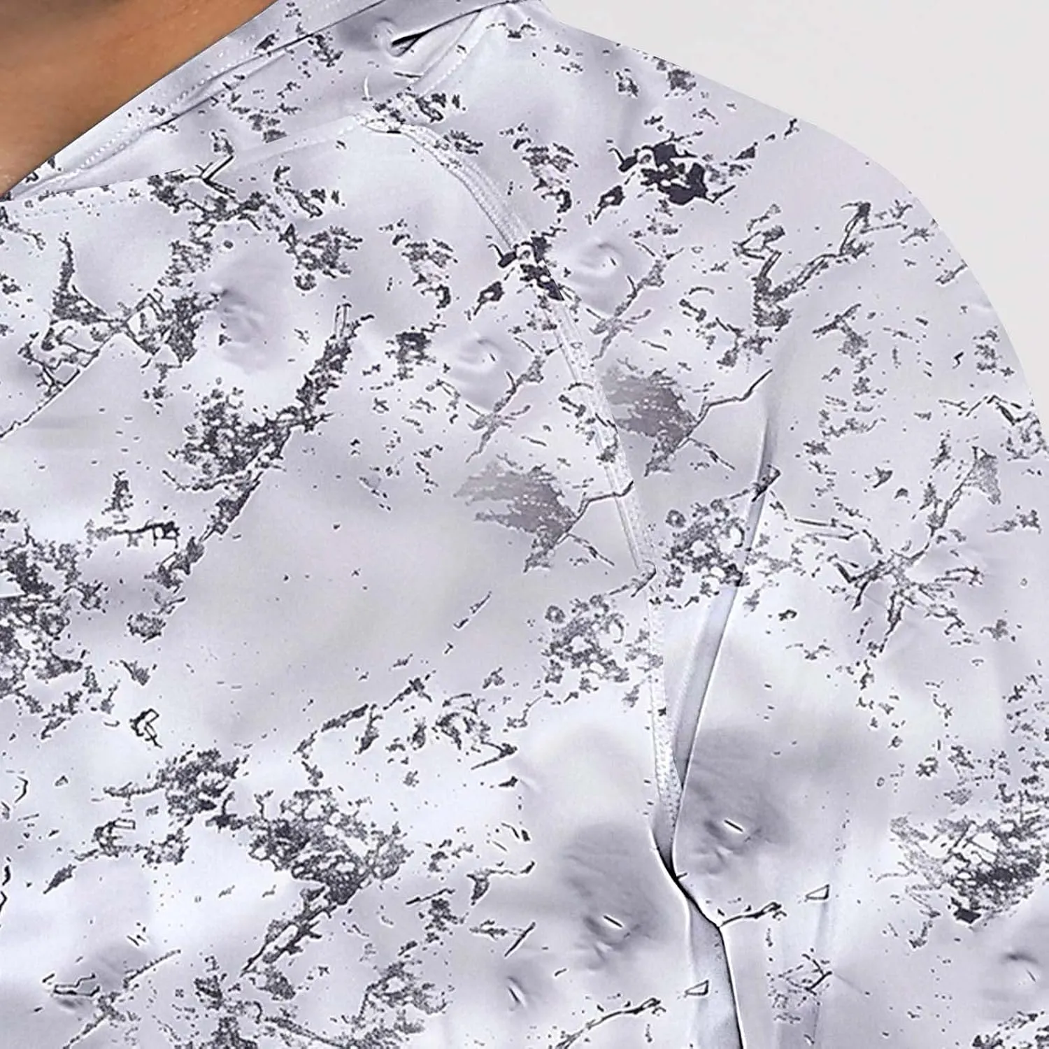Sun Protection Hoodie Shirt For Men UPF 50  Long Sleeve Rash Guard Lightweight Camo UV Shirts For Outdoor Fishing