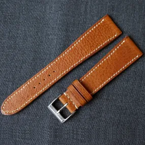 TAN BOX CALF CUSTOM MADE STRAP