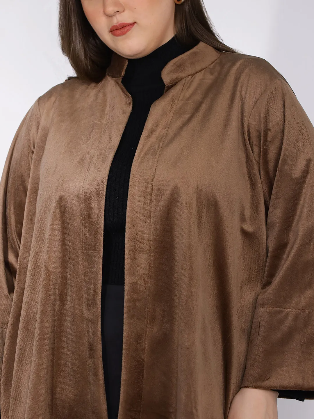 Tan Suede Short Jacket
