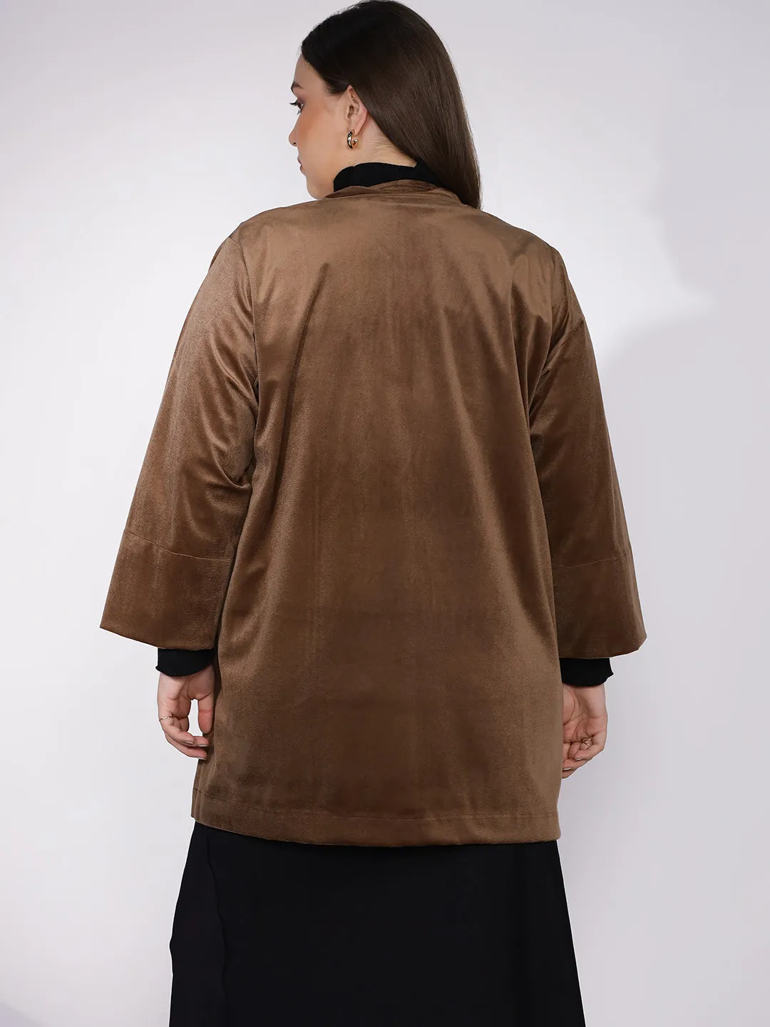 Tan Suede Short Jacket