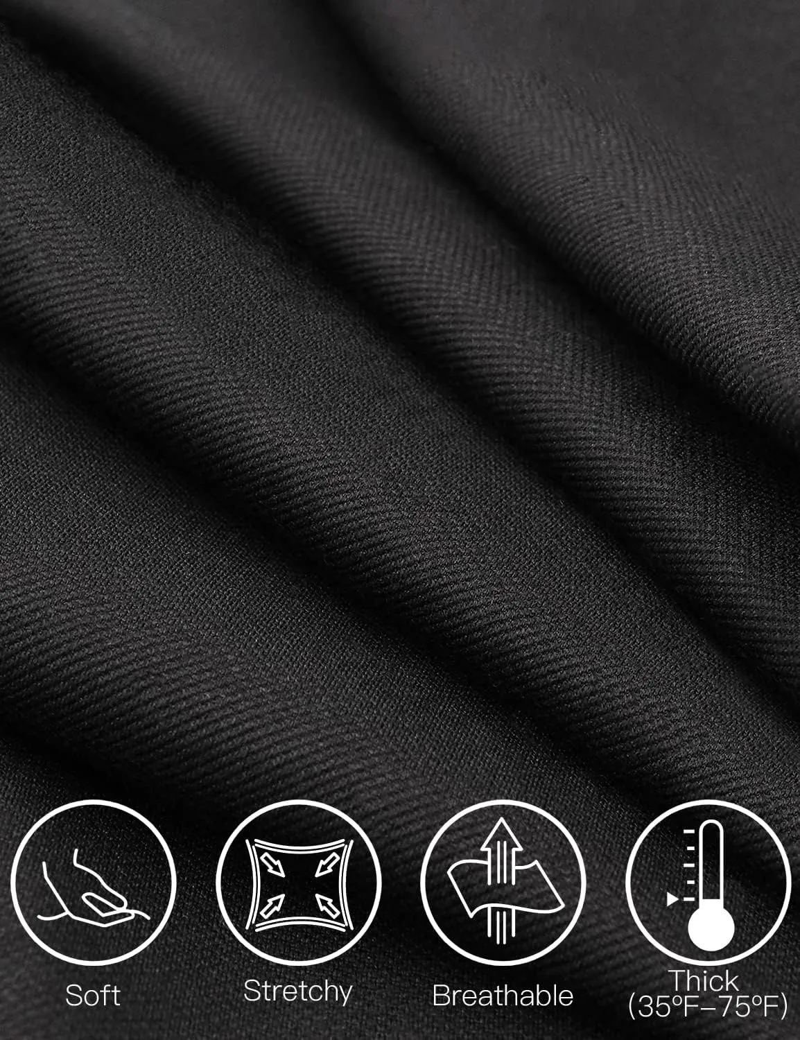 Tapata Women's Straight Leg Dress Pants Stretchy High Waist with Pockets 29''/31''/33''for Work Casual