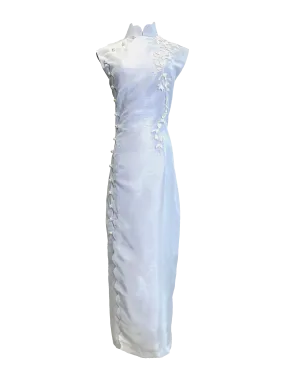 Thai Silk Cheongsam with Scallop Pattern Lining
