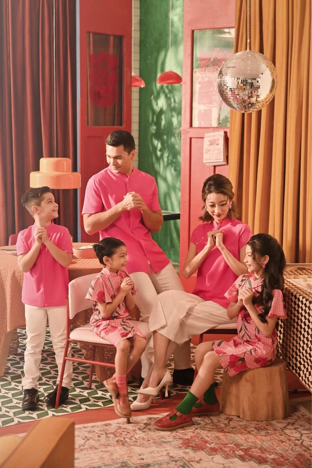 The Spring Dawn Women Classic Cheongsam Top - Fuchsia Pink