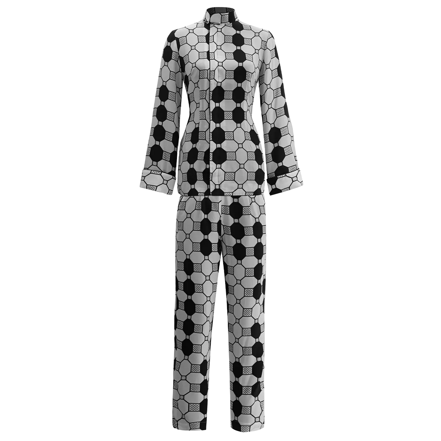 【TILE】100% Silk Mini Tang Jacket (slanted front Opening)
