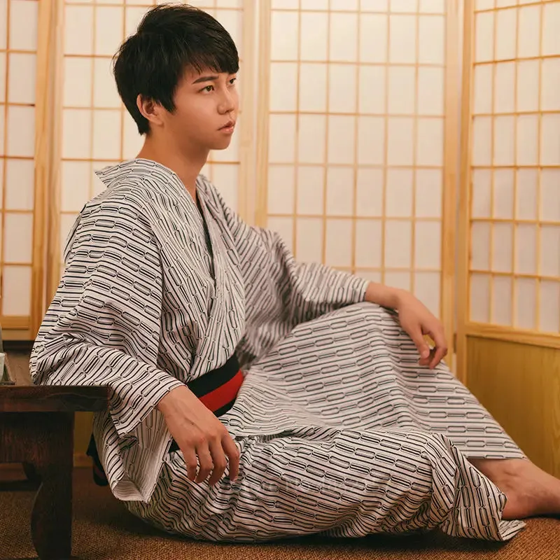 Traditional Men's Kimono 'Tsushima'
