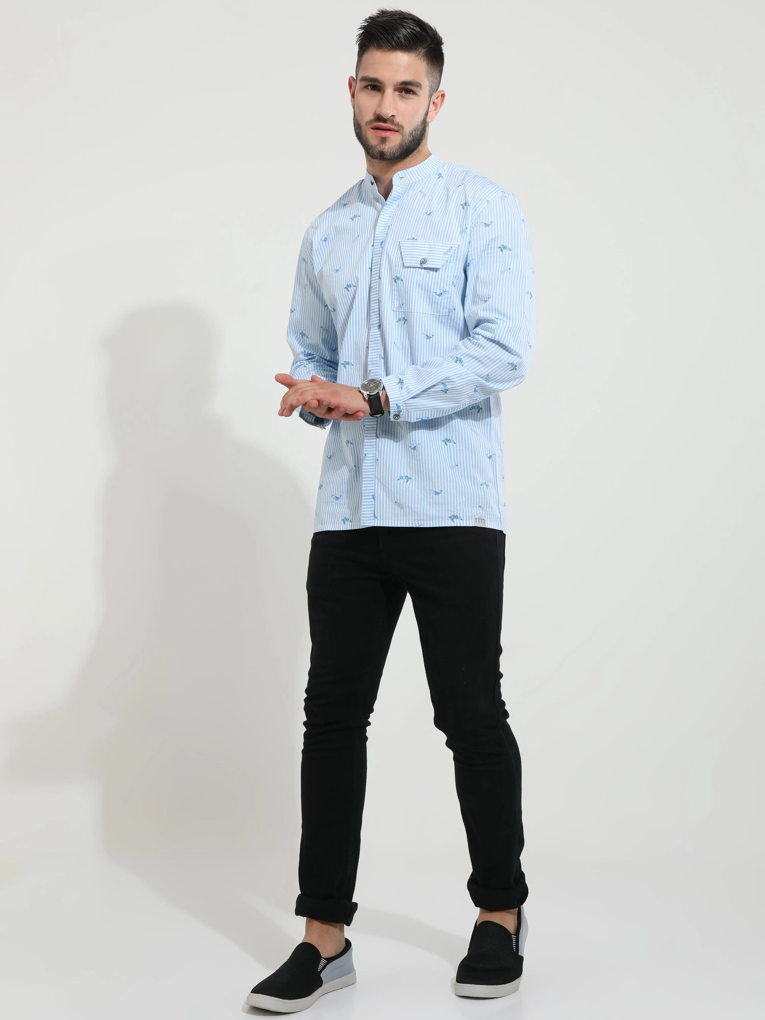 Turtle-Max Blue Shirt