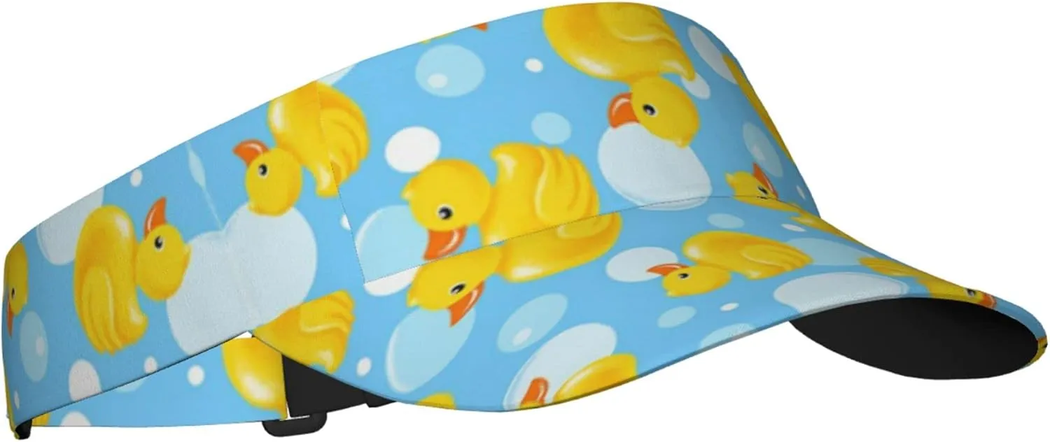 Unisex Sports Sun Visor Adjustable UV Protection Sun Hat Cap for Golf Tennis