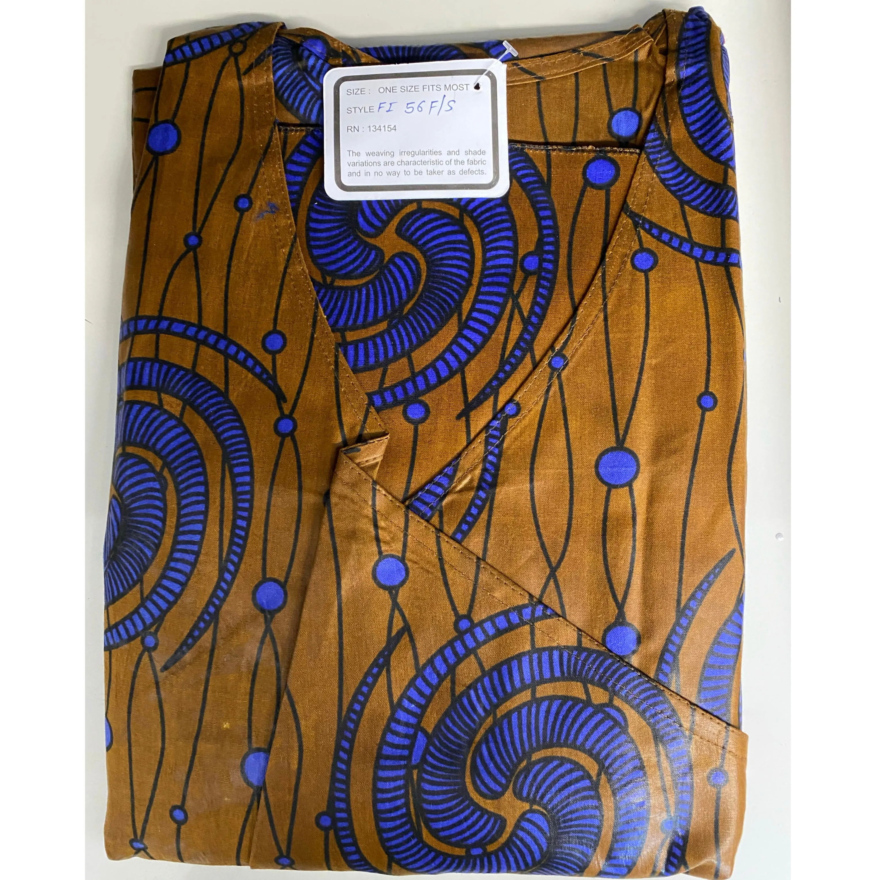Women's African Bell Sleeves Wrap Dress - FI-56