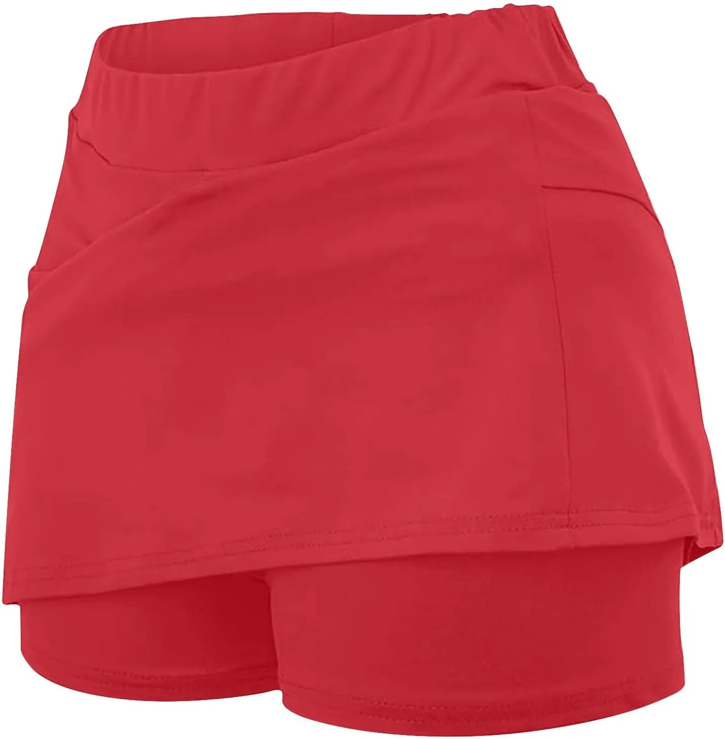 Womens Athletic Shorts Gym Workout 2 in 1 Running Shorts Plus Size Yoga Leggings High Waisted Elastic Built in Shorts