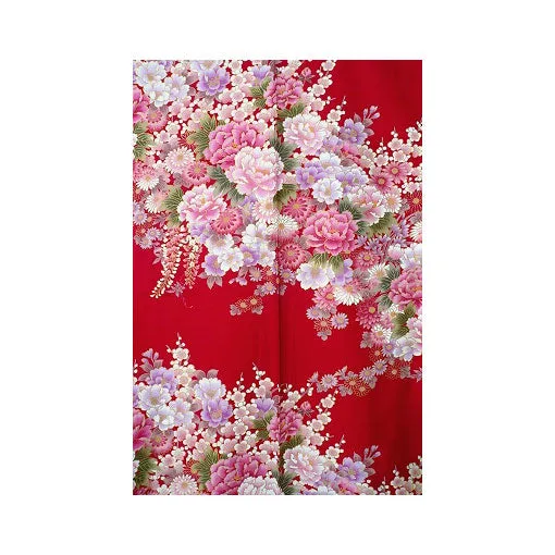 Women's Kimono: Flowers in Bloom