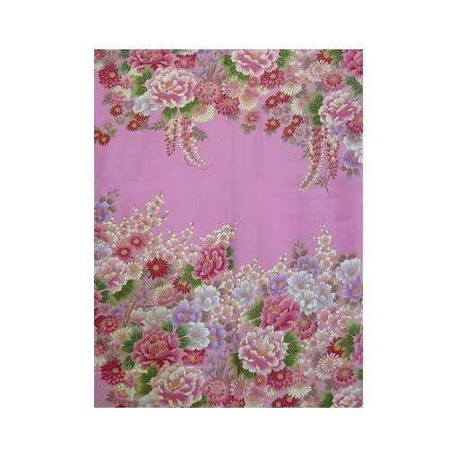 Women's Kimono: Flowers in Bloom